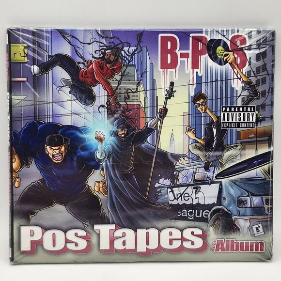 B-Pos Pos Tapes The Album CD 2012 One League Hip-Hop Explicit New Sealed - Picture 1 of 2